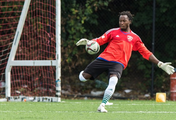Franck Tsasse will miss Sunday's game due to work commitments. Picture Dennis Schneider