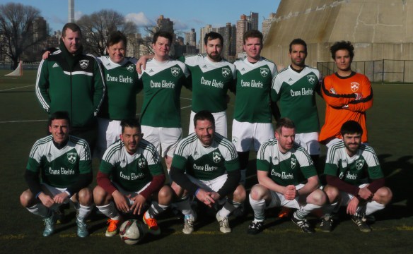 over 30s team v brooklyn gunners