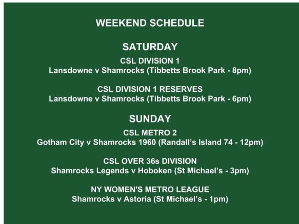 SHAMROCKS sunday schedule graphic (1)