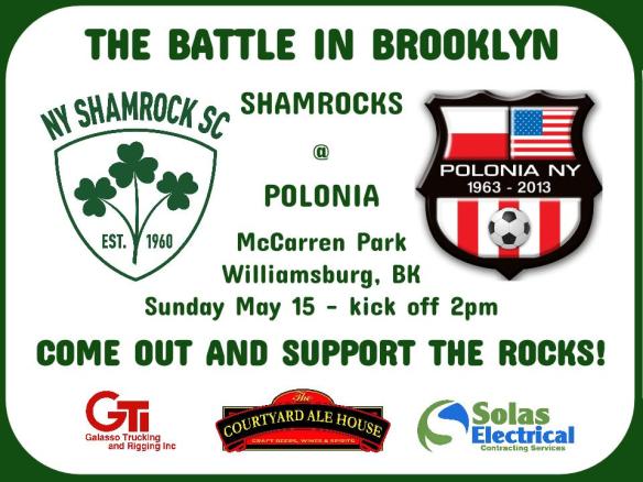 shamrocks v polonia poster