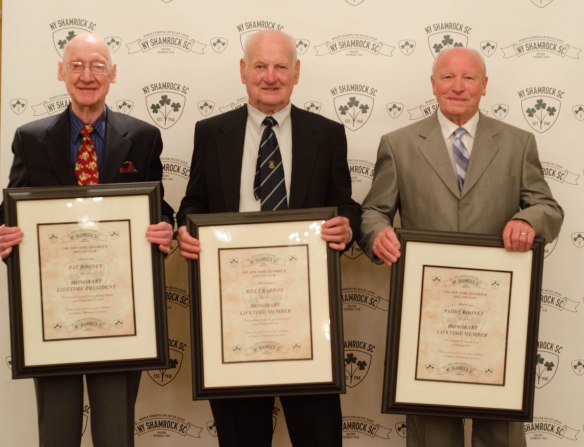 Shamrocks banquet honorees 00