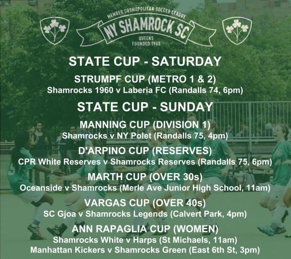STATE CUP SCHEDULE - 2018_19