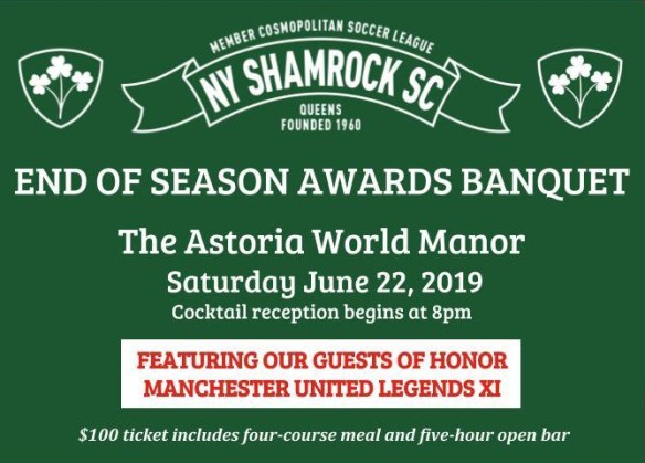 Shamrocks banquet ticket