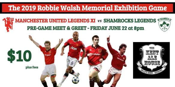 Robbie Walsh Game - Kent Meet & Greet flier