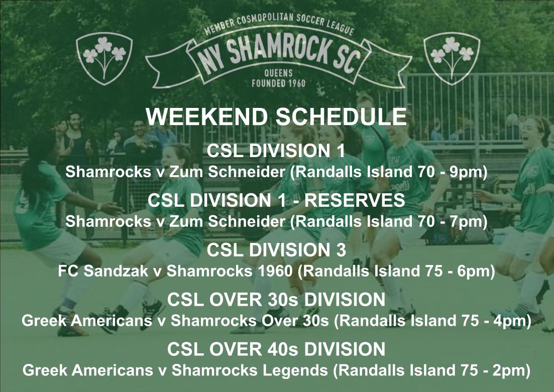 WEEKEND SCHEDULE - 2019_2020